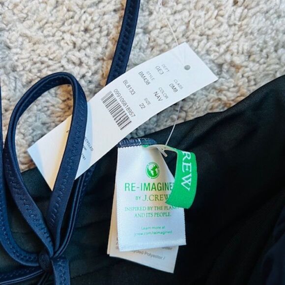 NWT - J Crew - Draped blouson one-piece size 22 - Picture 5 of 5